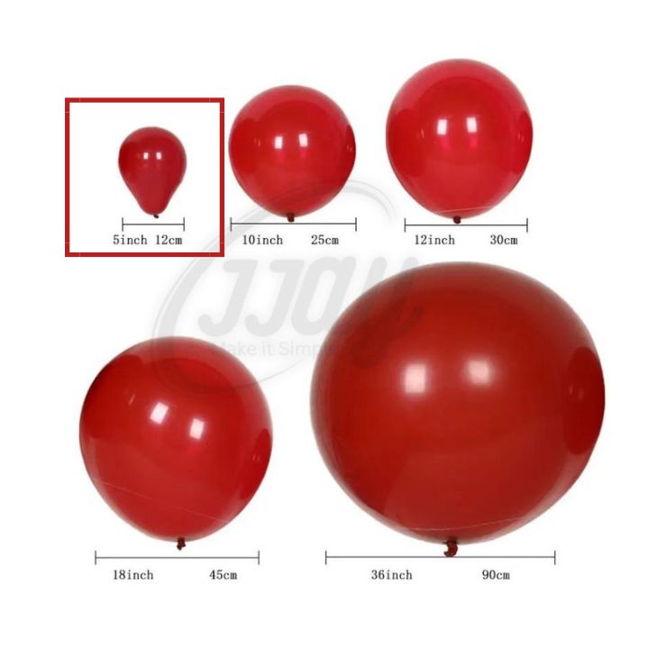 5-inch Metallic Latex Balloon