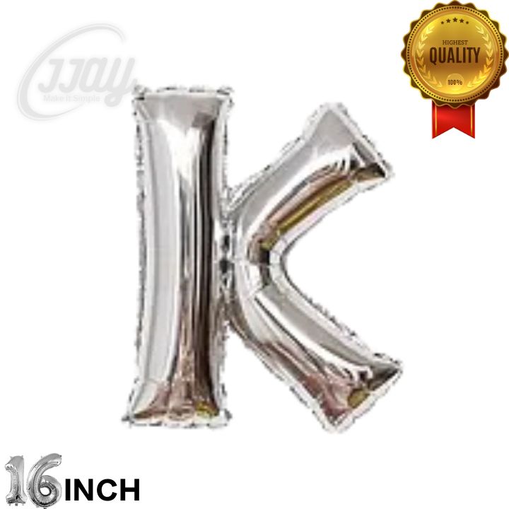 16in Foil Letter (K)
