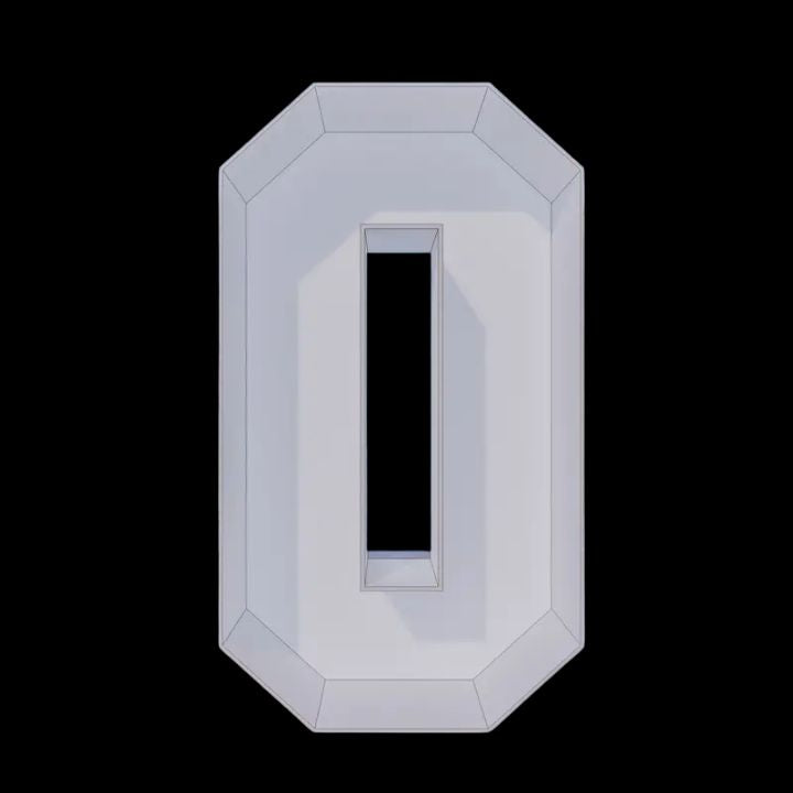 32in Mosaic Letter (O)