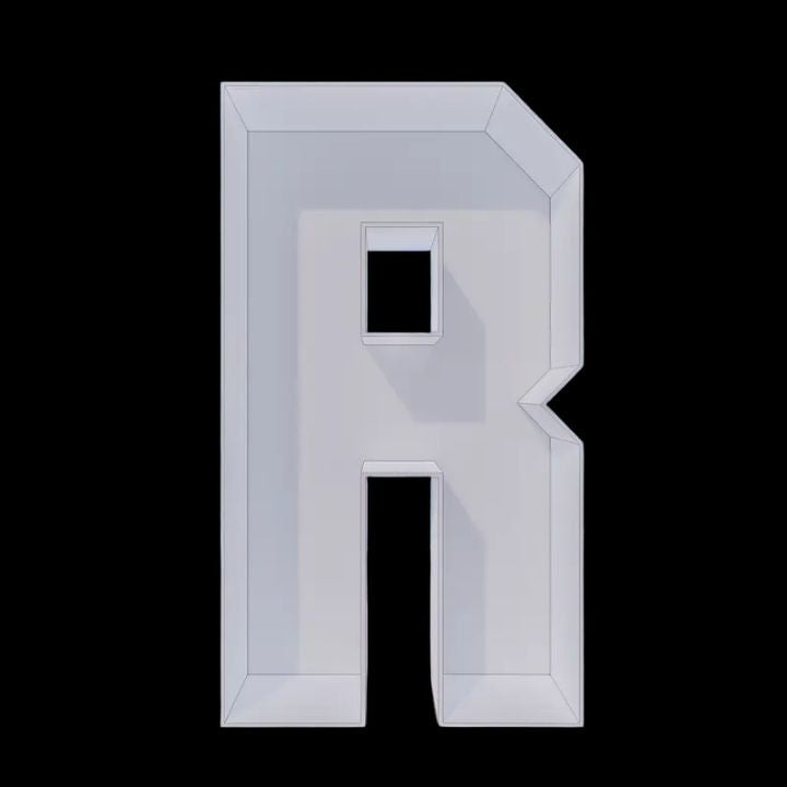 32in Mosaic Letter (R)
