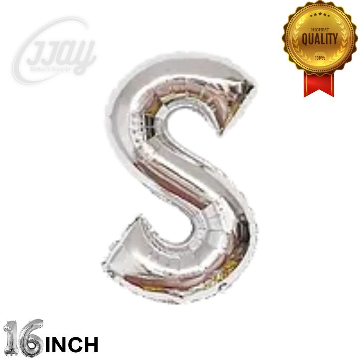 16in Foil Letter (S)