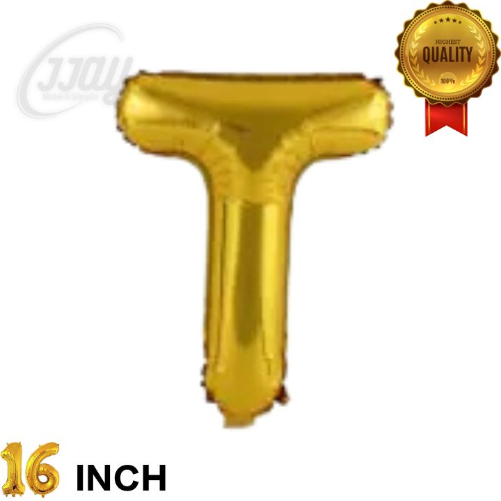 16in Foil Letter (T)
