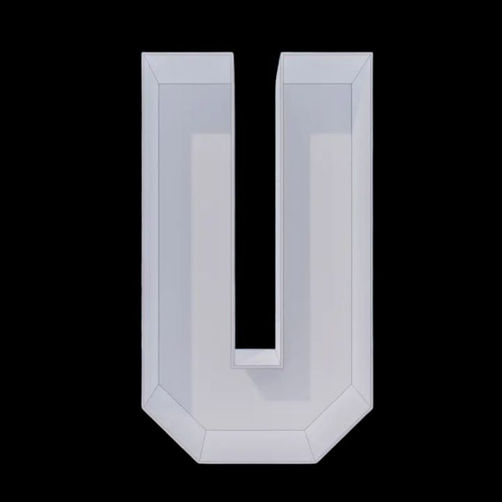 32in Mosaic Letter (U)