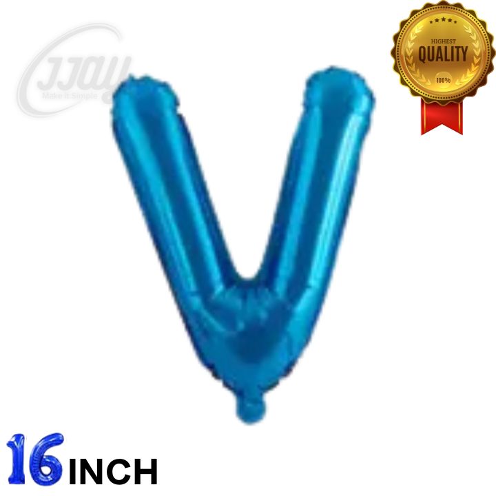 16in Foil Letter (V)