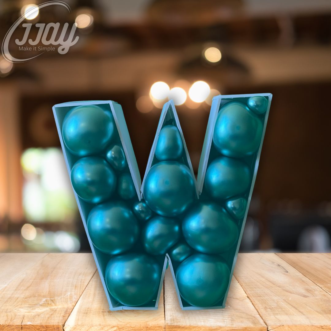 16in Mosaic Letter (W)