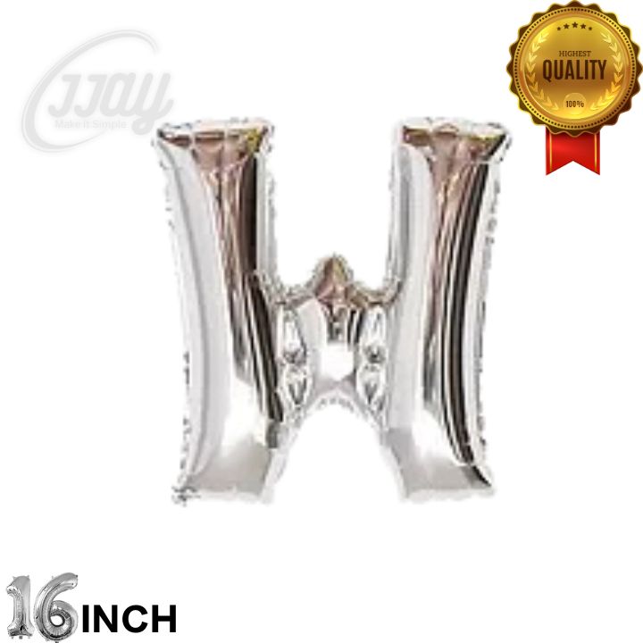 16in Foil Letter (W)