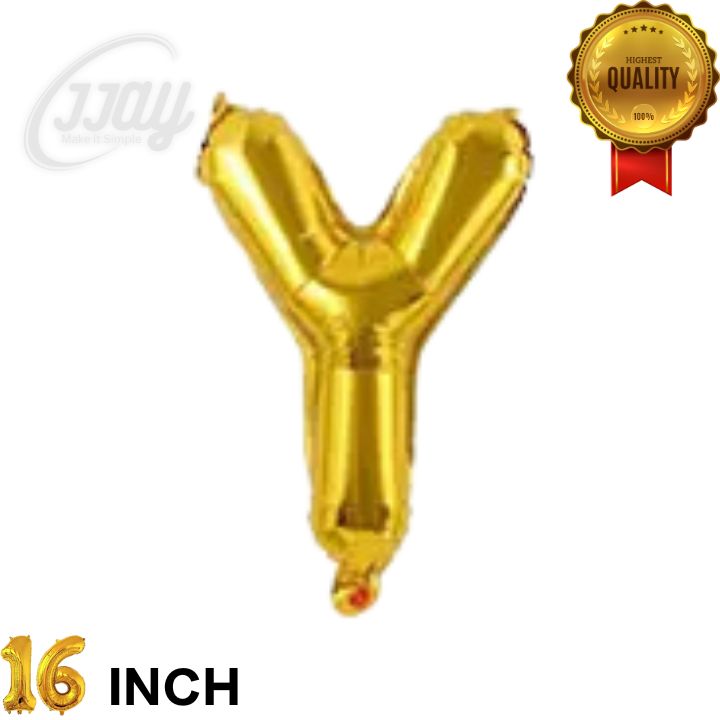 16in Foil Letter (Y)