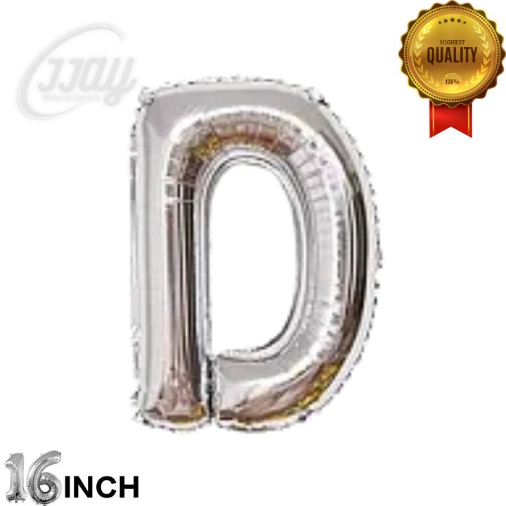 16in Foil Letter (D)
