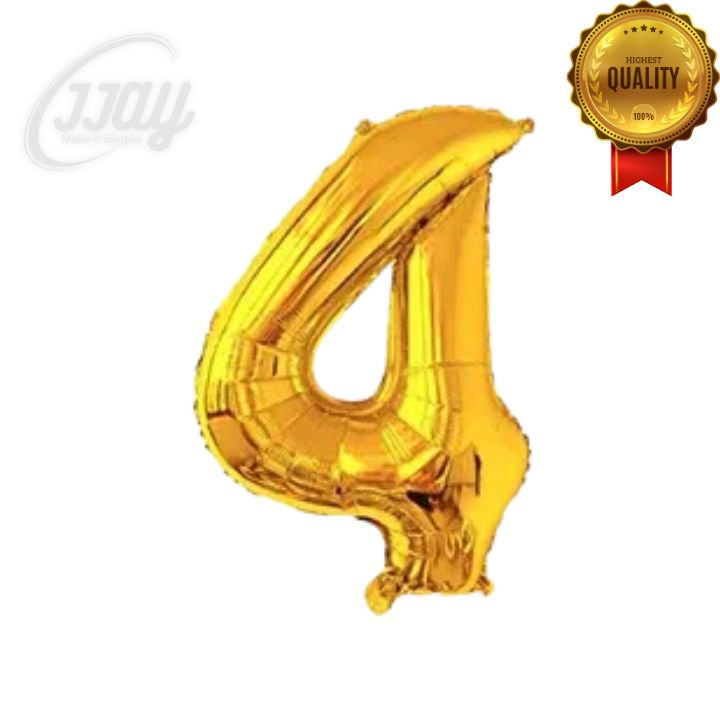 40in Foil Numbers (4)