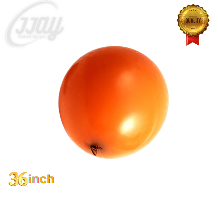 Orange Retro Balloon