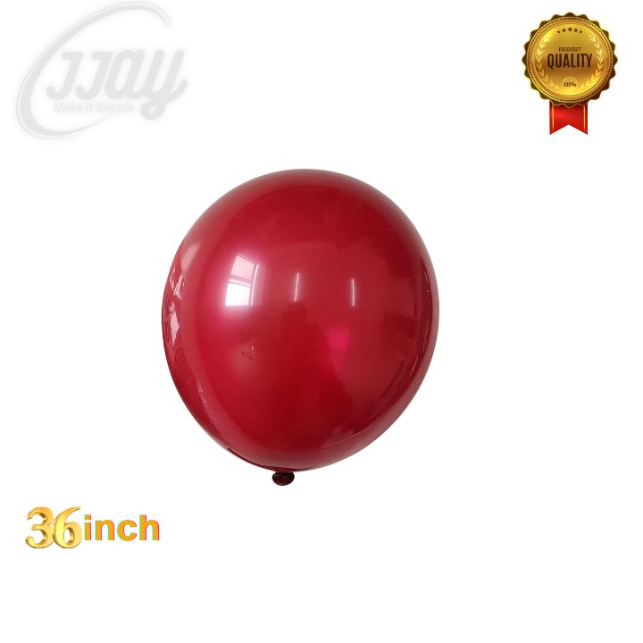 Wine Red Retro Balloon