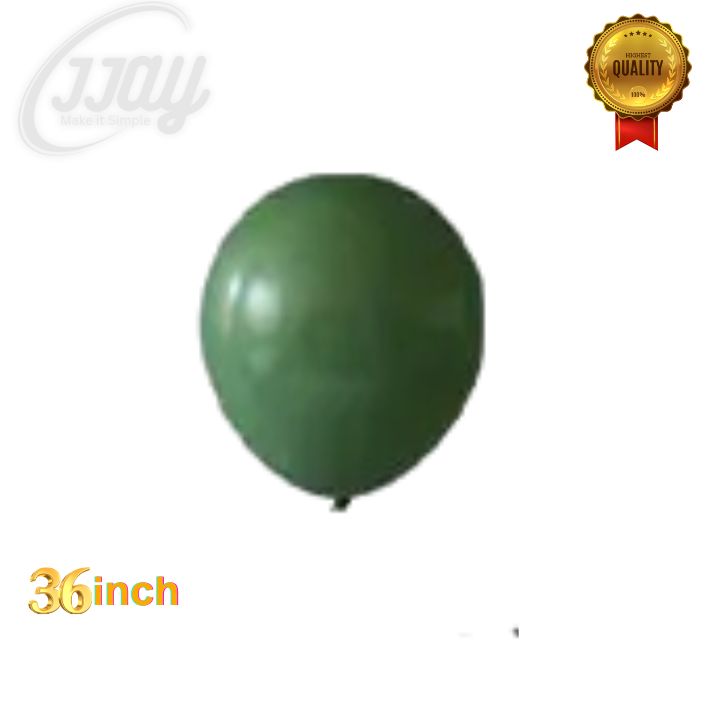 Avocado Green Retro Balloon