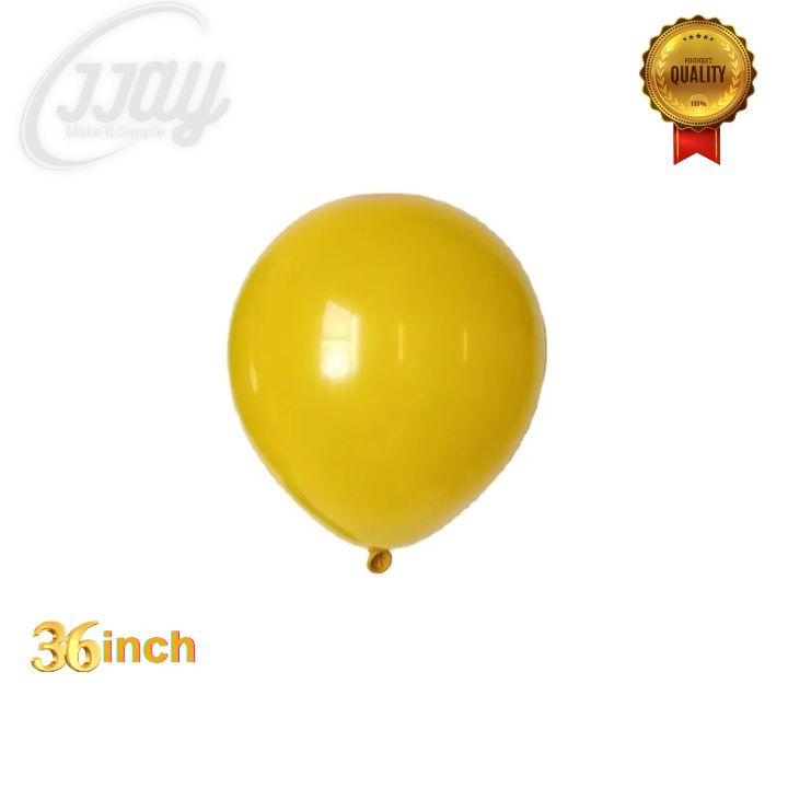 Mustard Yellow Retro Balloon