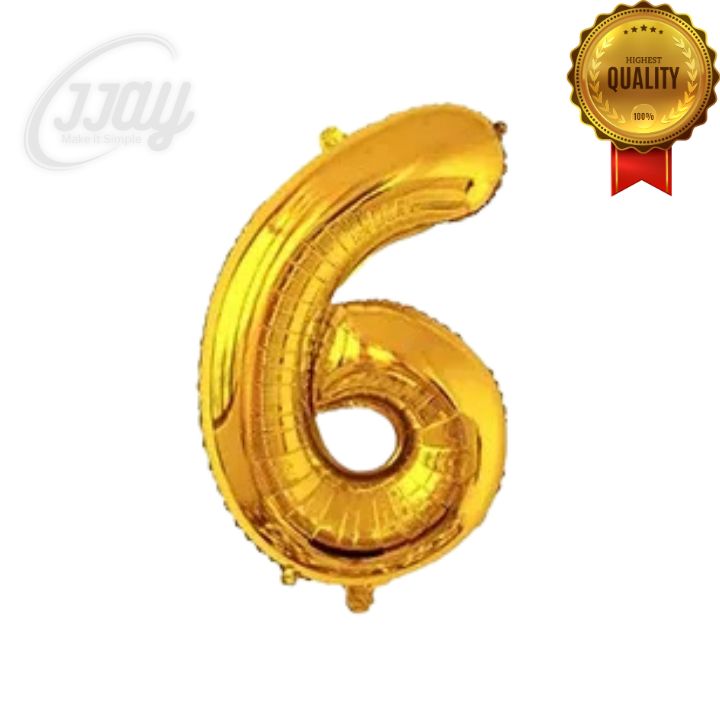 40in Foil Numbers (6)