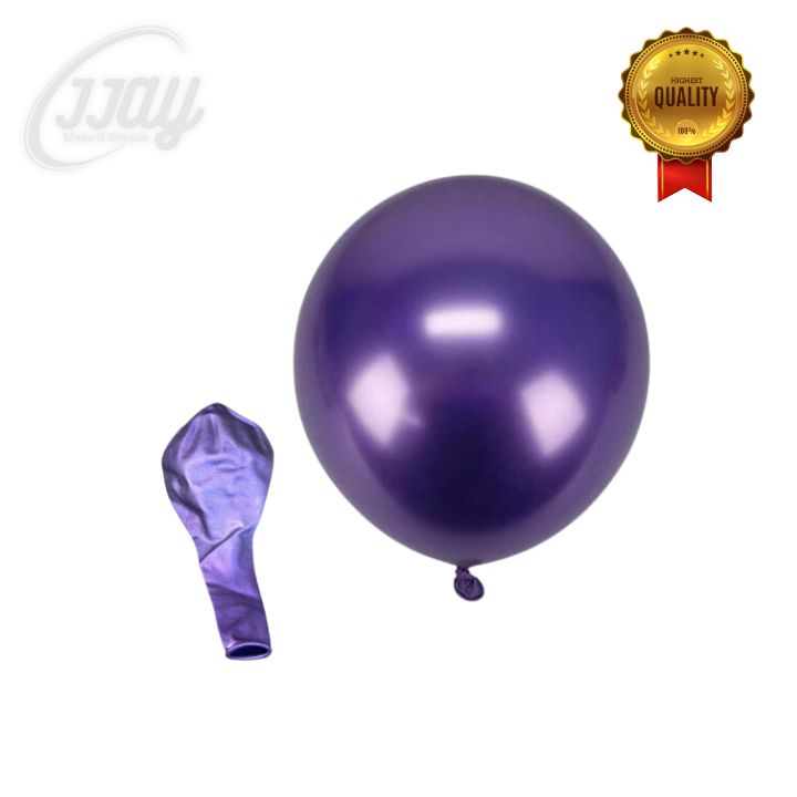18-inch Metallic Latex Balloons