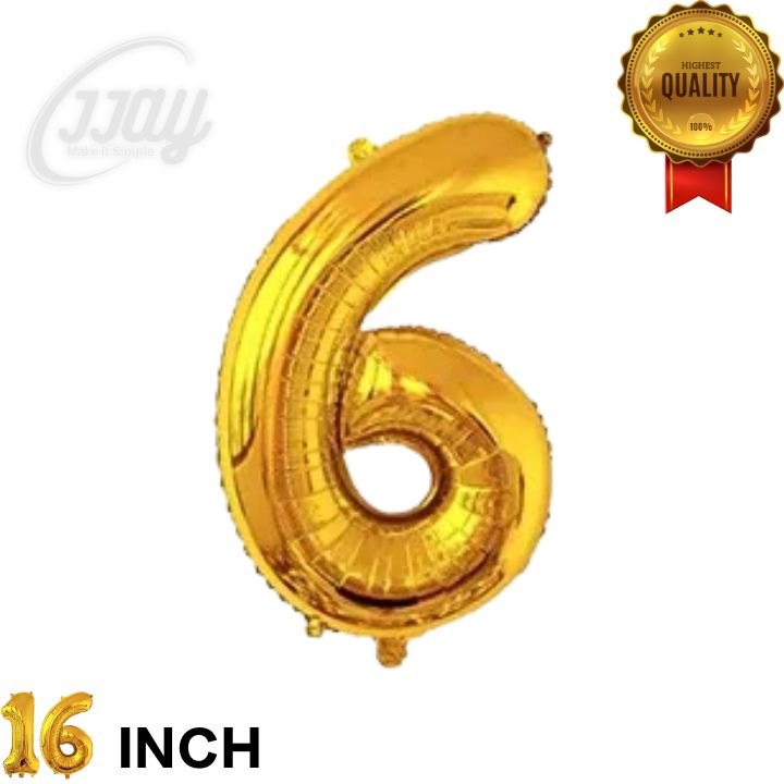 16in Foil Numbers (6)