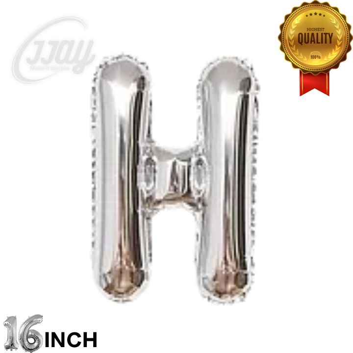 16in Foil Letter (H)
