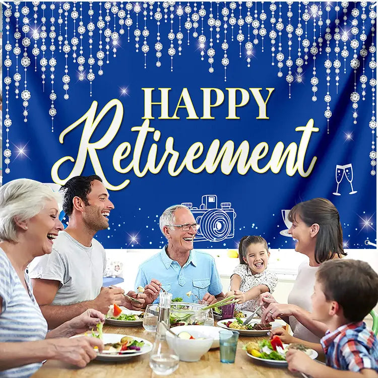 Retirement Backdrop Banner