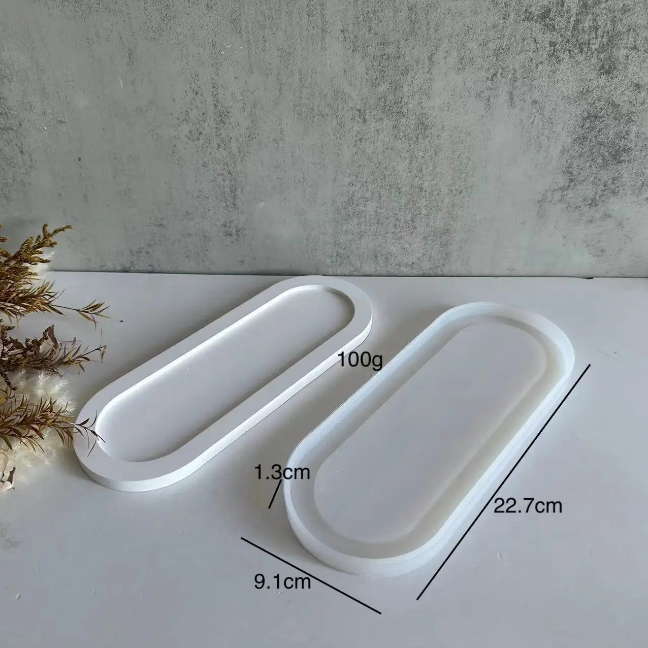 Large Elliptical Tray Mold