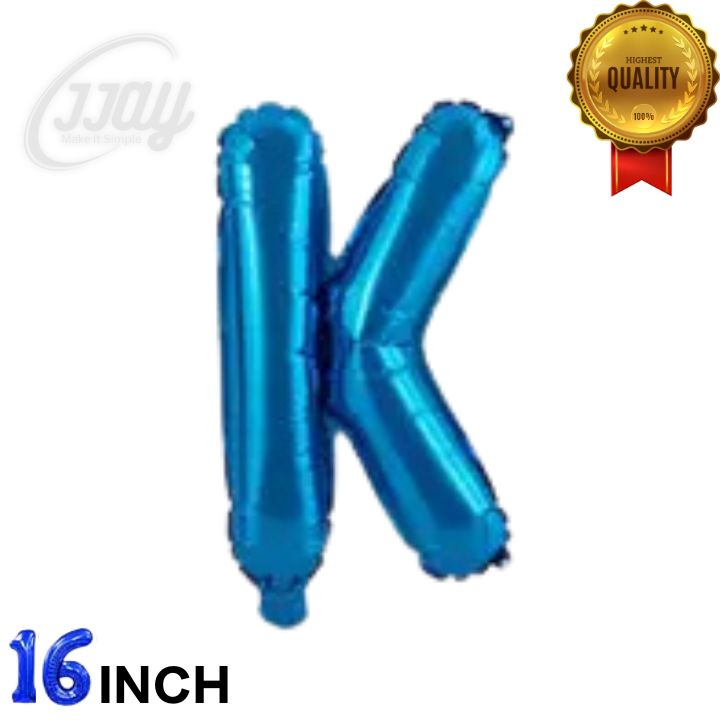 16in  Foil Letter (K)
