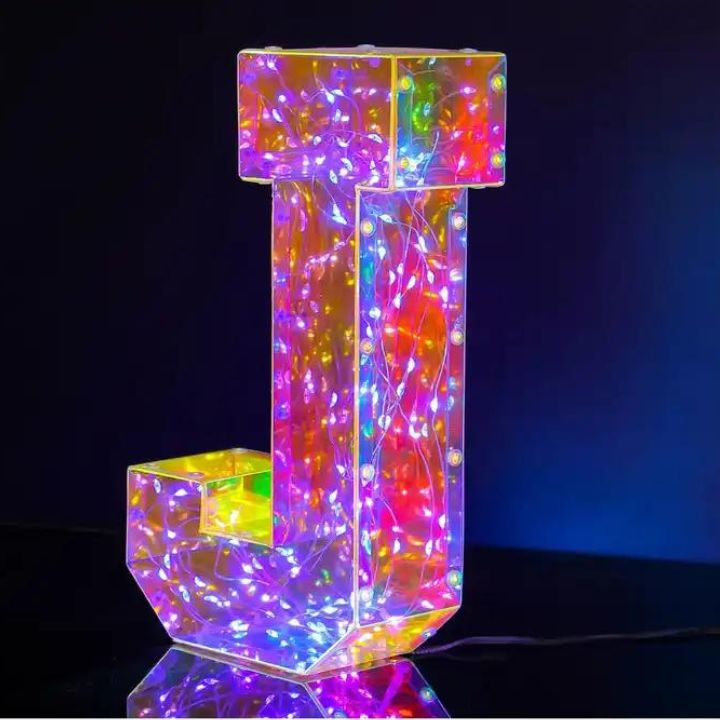 Hologram LED Light Letters