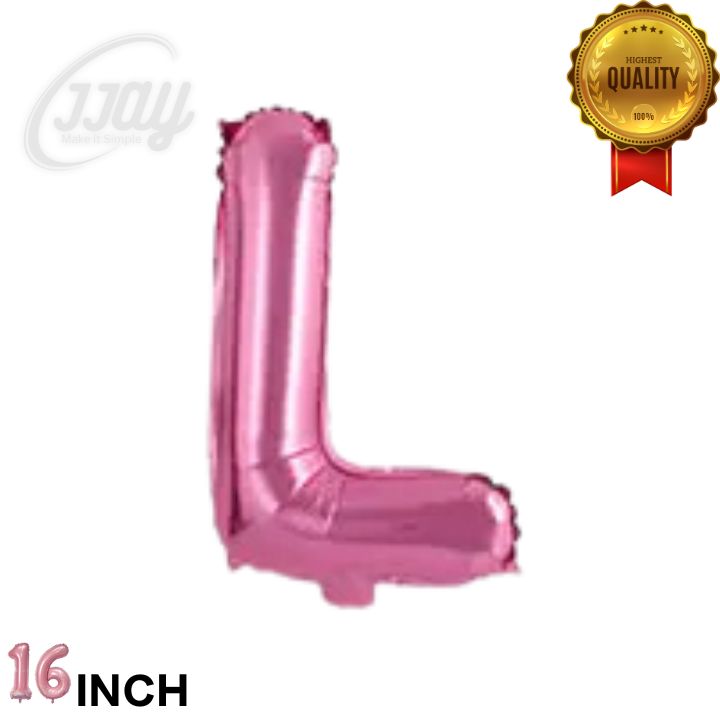 16in  Foil Letter (L)