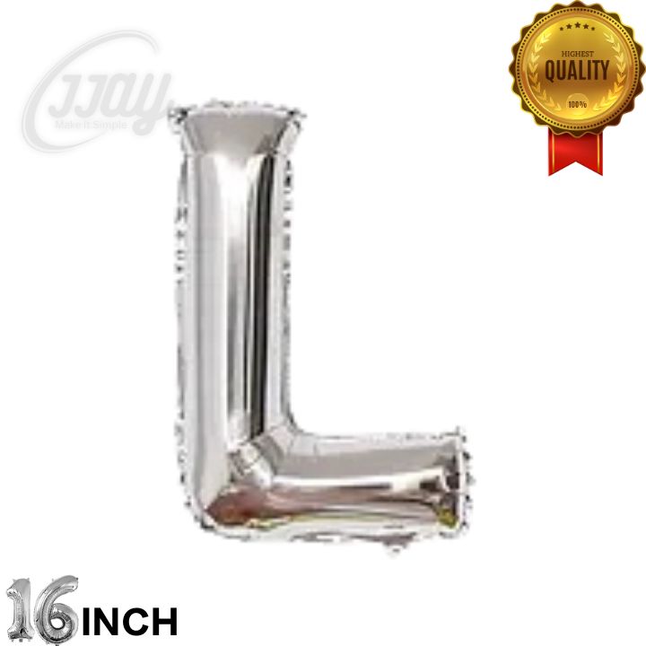 16in  Foil Letter (L)
