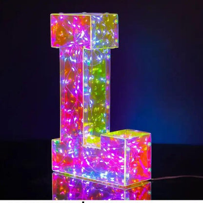 Hologram LED Light Letters