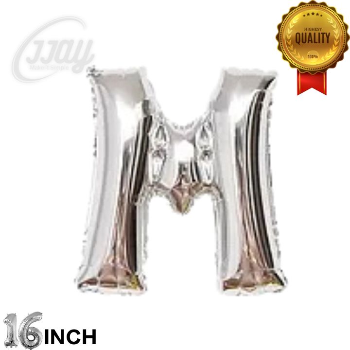 16in  Foil Letter (M)