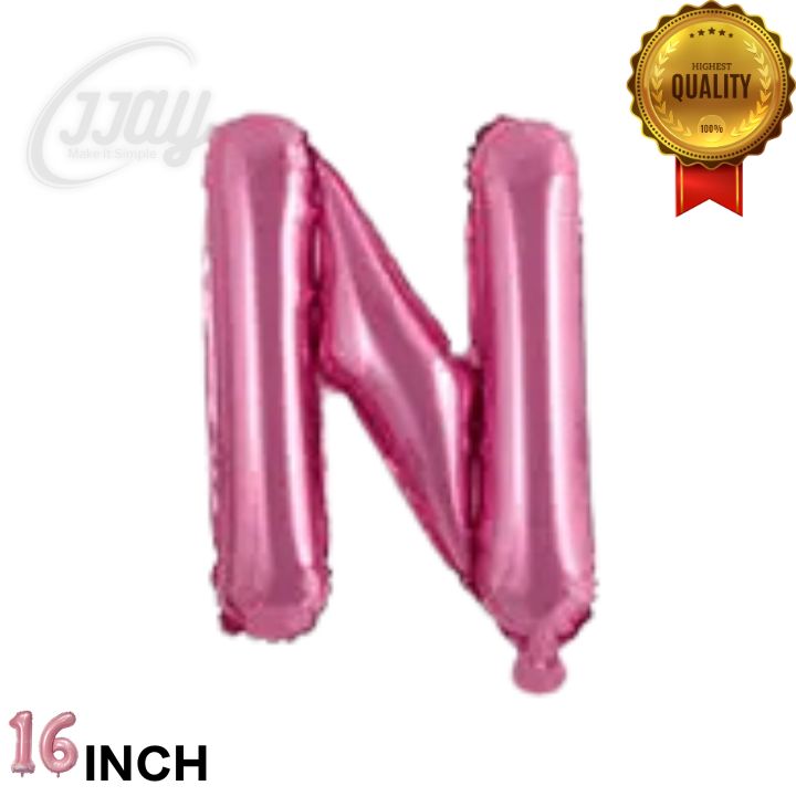 16in  Foil Letter (N)