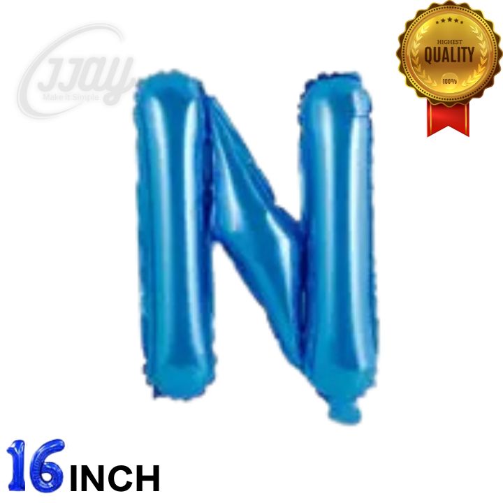 16in  Foil Letter (N)