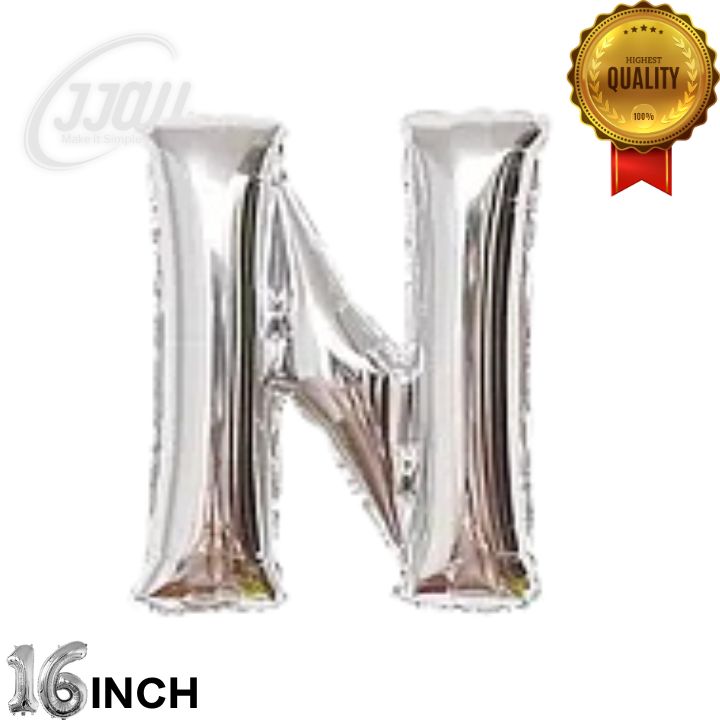 16in  Foil Letter (N)