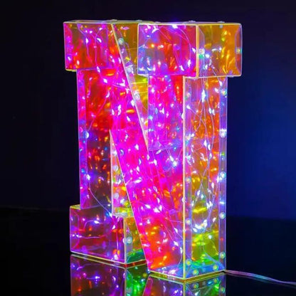 Hologram LED Light Letters