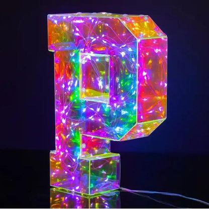 Hologram LED Light Letters