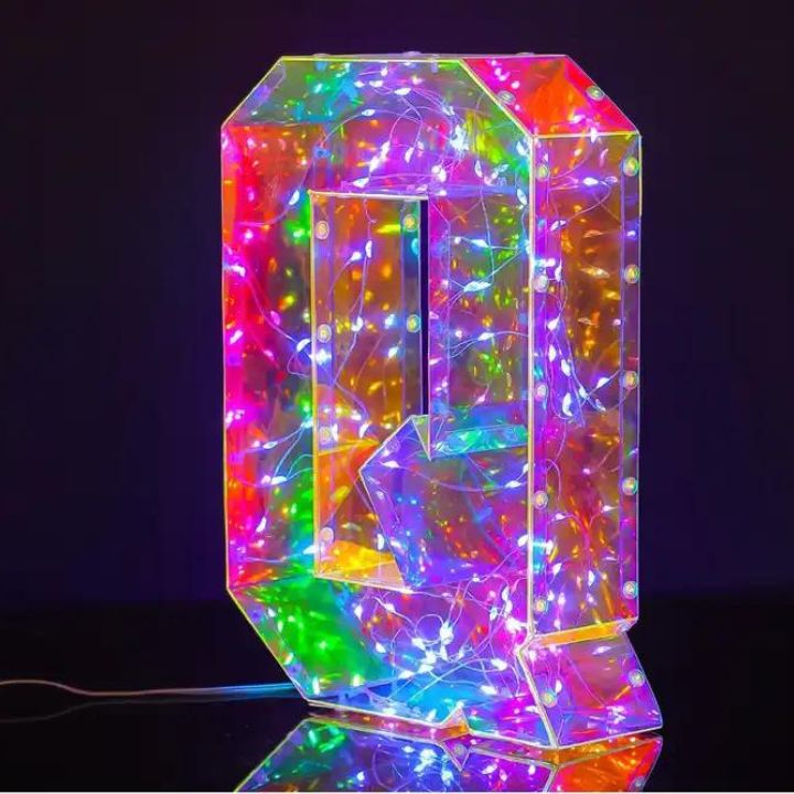 Hologram LED Light Letters