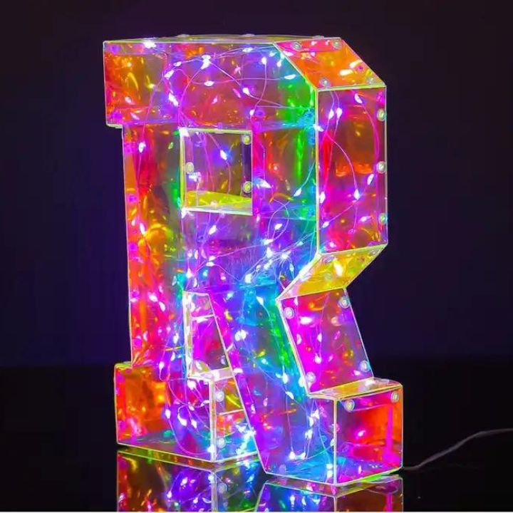 Hologram LED Light Letters