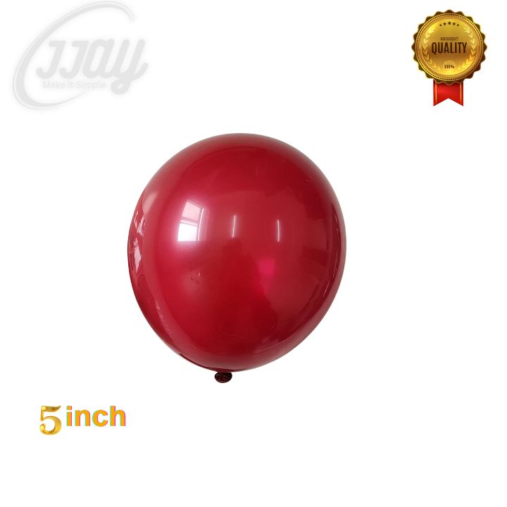 Wine Red Retro Balloon