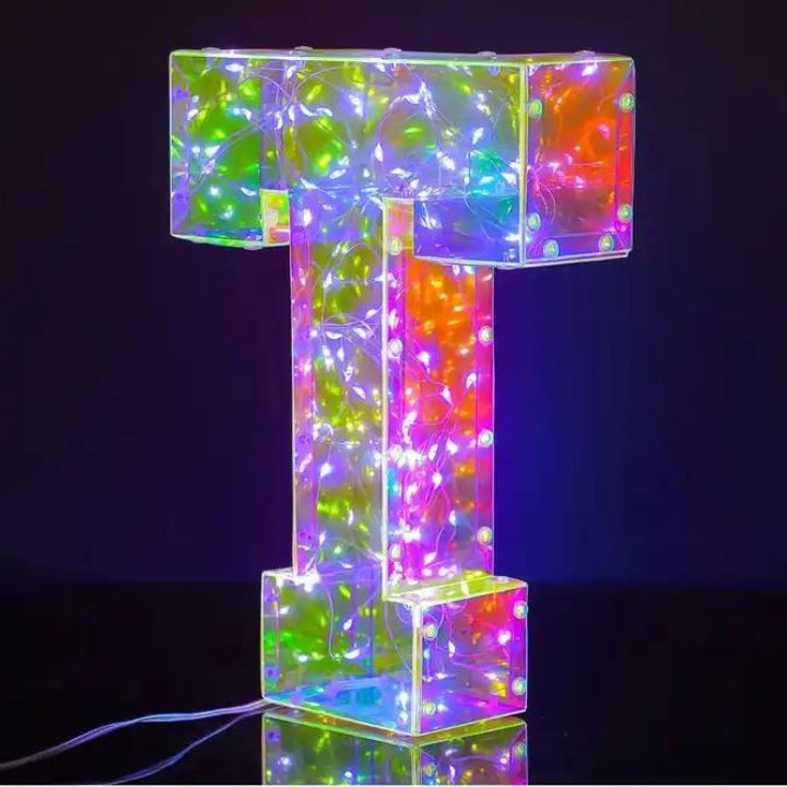 Hologram LED Light Letters