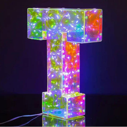 Hologram LED Light Letters