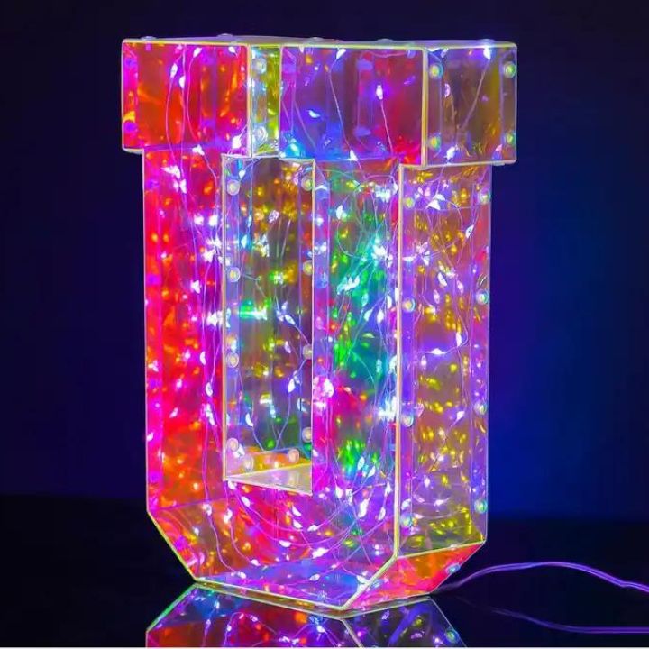 Hologram LED Light Letters