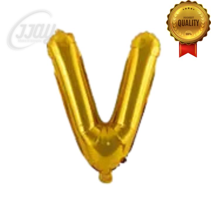 32in Foil Letter (V)