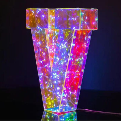 Hologram LED Light Letters