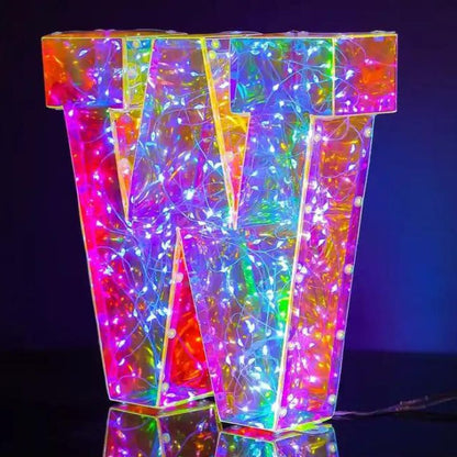 Hologram LED Light Letters