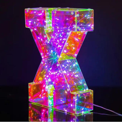 Hologram LED Light Letters