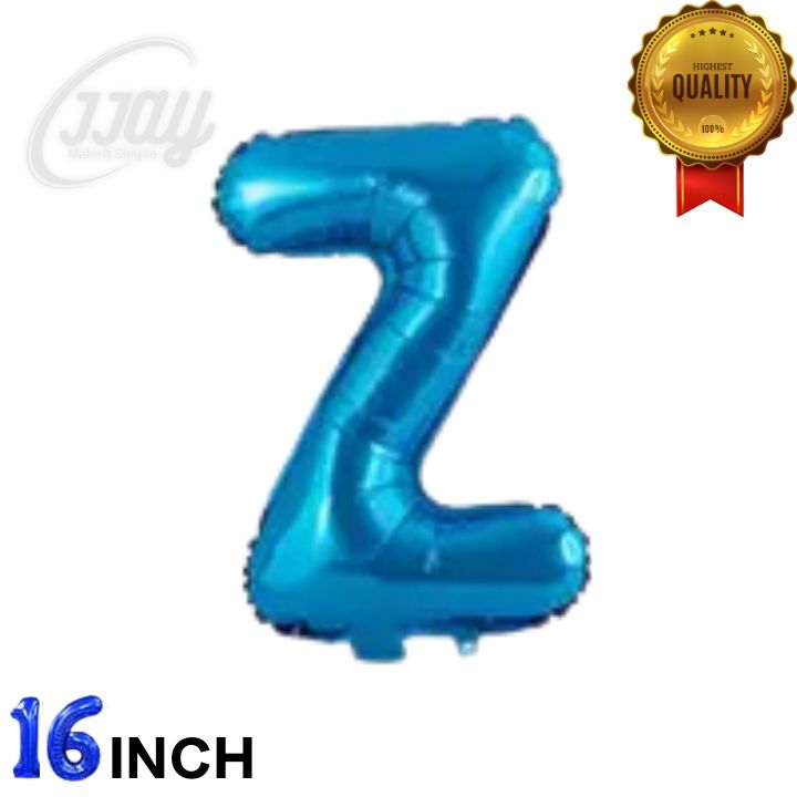16in  Foil Letter (Z)
