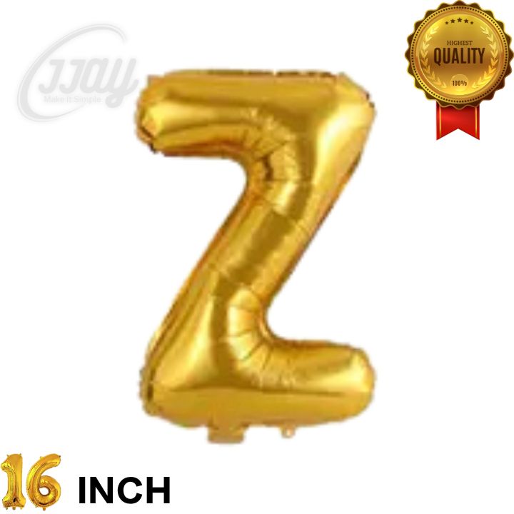 16in  Foil Letter (Z)