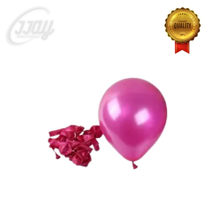 12-inch Metallic Latex Balloons