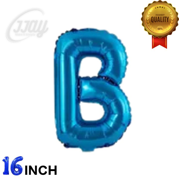 16in  Foil Letter (B)