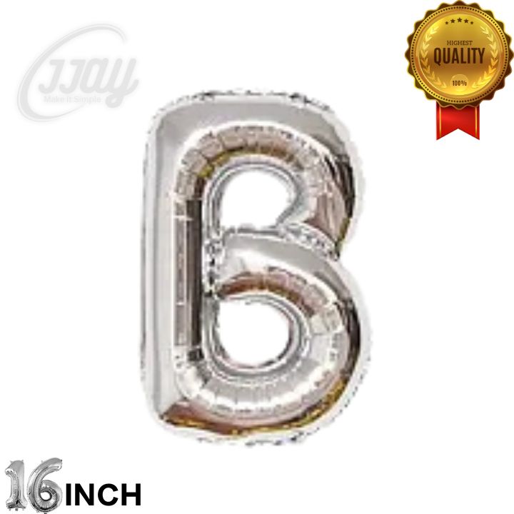 16in  Foil Letter (B)