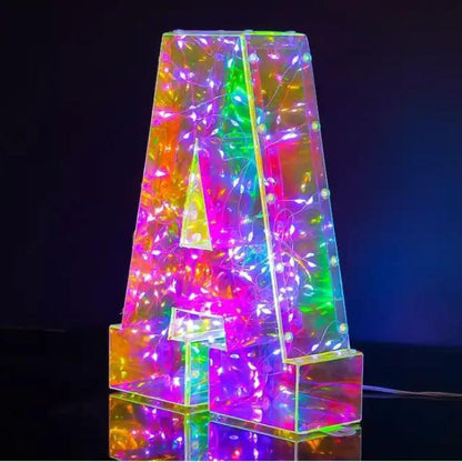 Hologram LED Light Letters